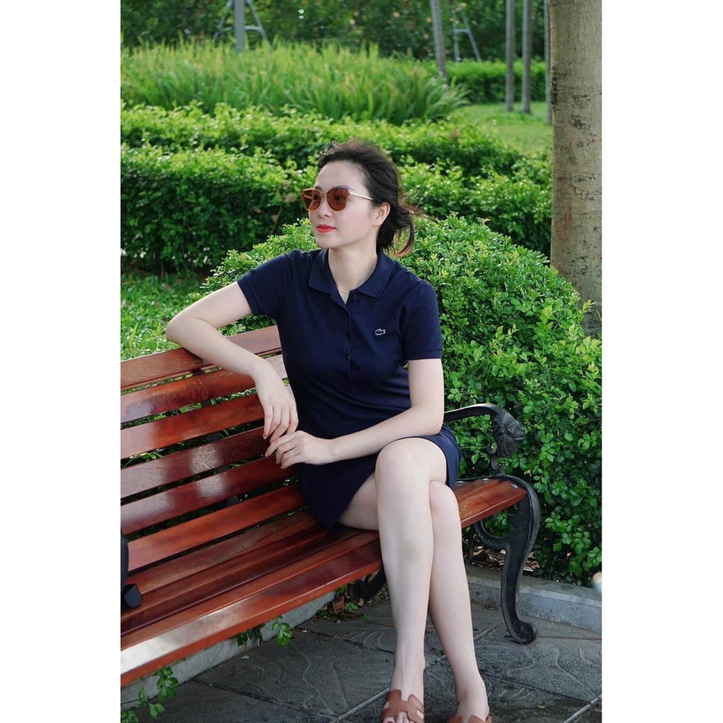 váy nữ dài polo cá sấu [ HAYI SHOP ] chất vải mềm mại đẹp, phong cách, váy dài nữ | BigBuy360 - bigbuy360.vn