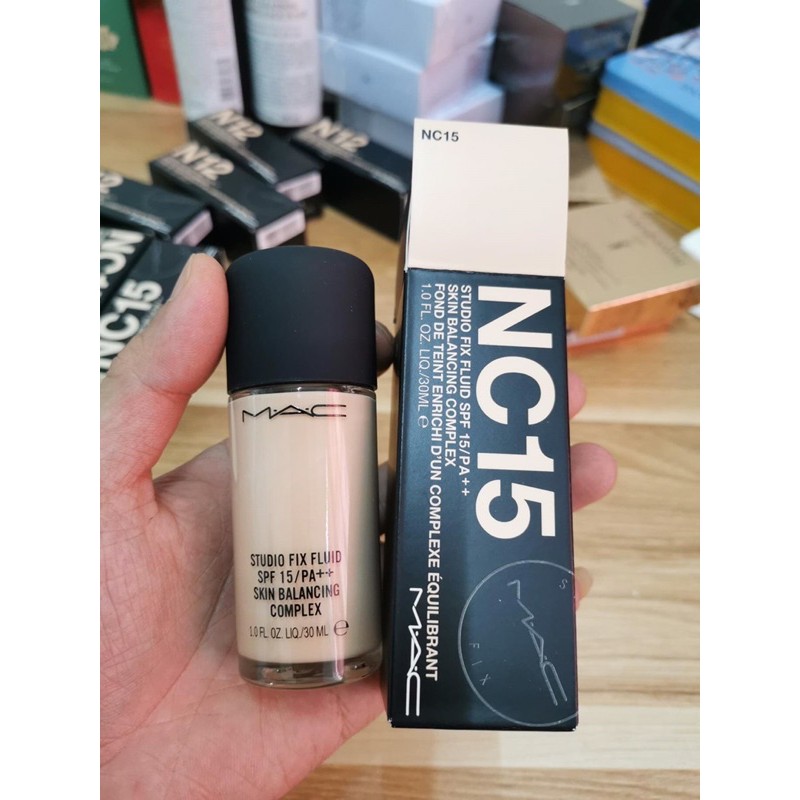 Kem nền MAC STUDIO FIX FLUID SKIN BALANCING Spf 15 - tone N12, NC15, NC20 | BigBuy360 - bigbuy360.vn