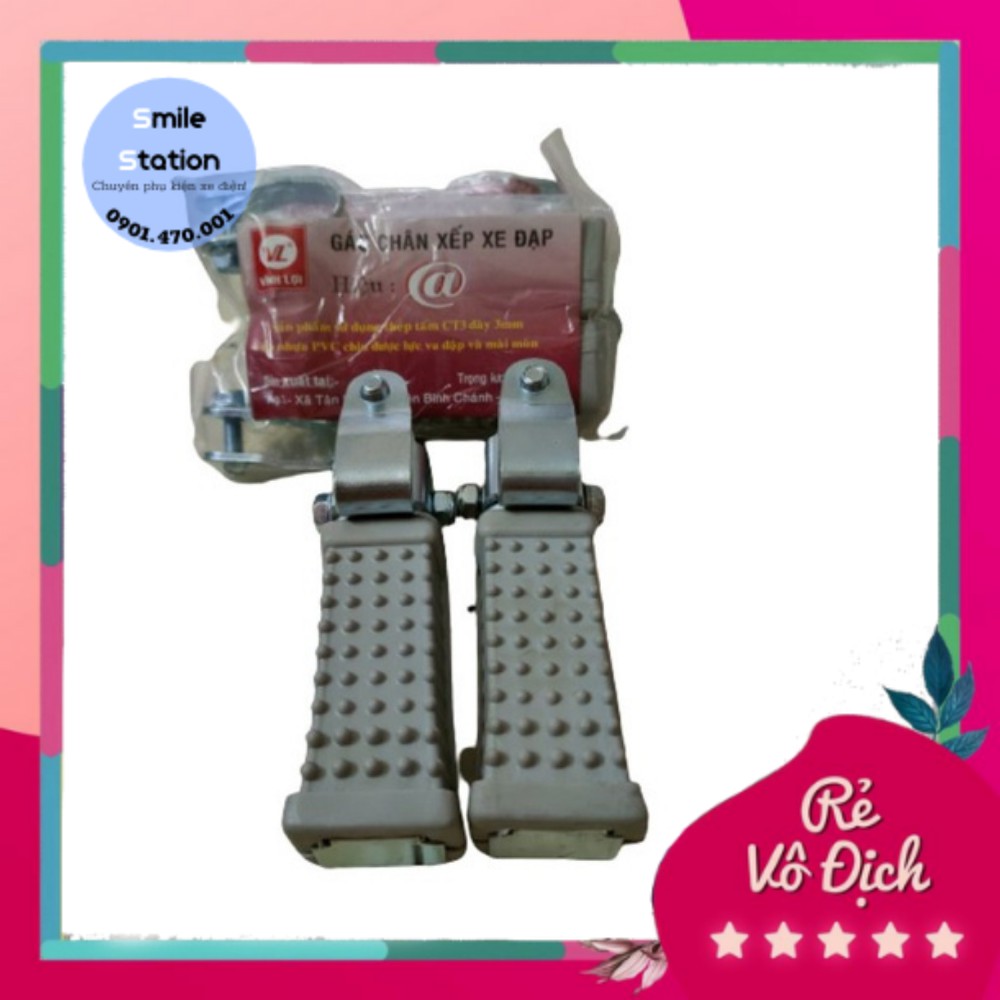 Gác chân xếp xe đạp mini