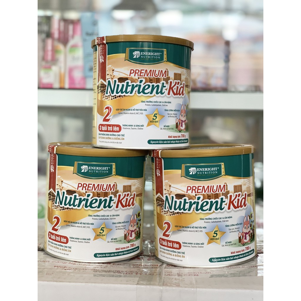 SỮA PREMIUM NUTRIENT KID 2 CHO BÉ TỪ 3-6 TUỔI 700g [ Date mới ]