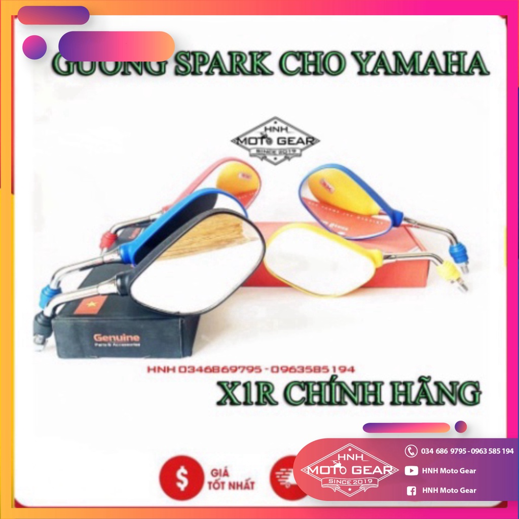 Gương X1R Cho Xe Yamaha - 1 Đôi Chính Hãng