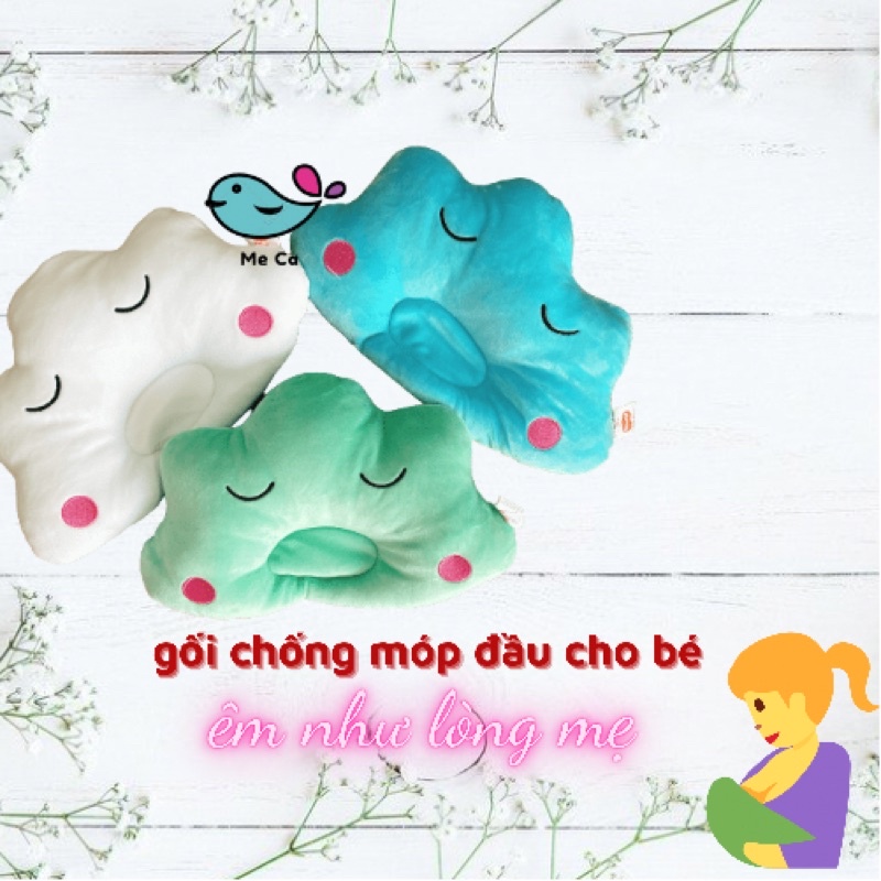 Gối chống móp đầu - hình đám mây mềm mịn vừa gối vừa ôm siêu thích- mecacom2017