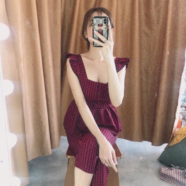 Set sọc caro công sở