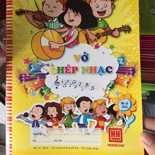 VỞ CHÉP NHẠC