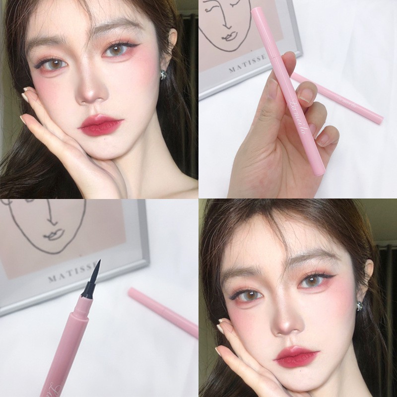❤️ A4 Bút Kẻ Mắt Mèo Lameila No.775 Vỏ Hồng Ngây Ther