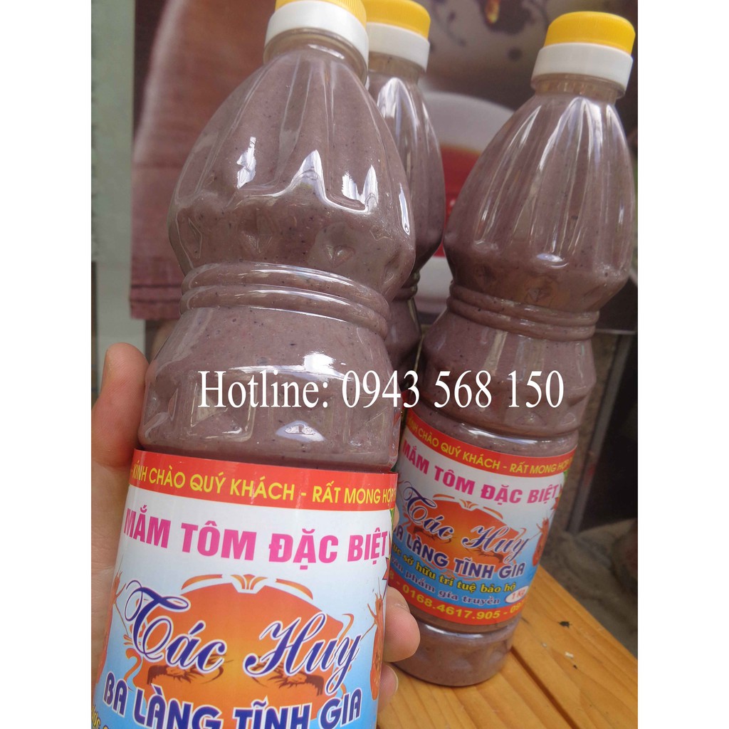 Mắm tôm đặc biệt Thanh Hóa (chai 1l) (TomTH1l)