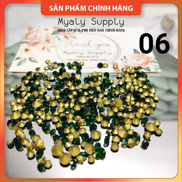 Đá Chân Nhọn Nail Mix Size 300 viên