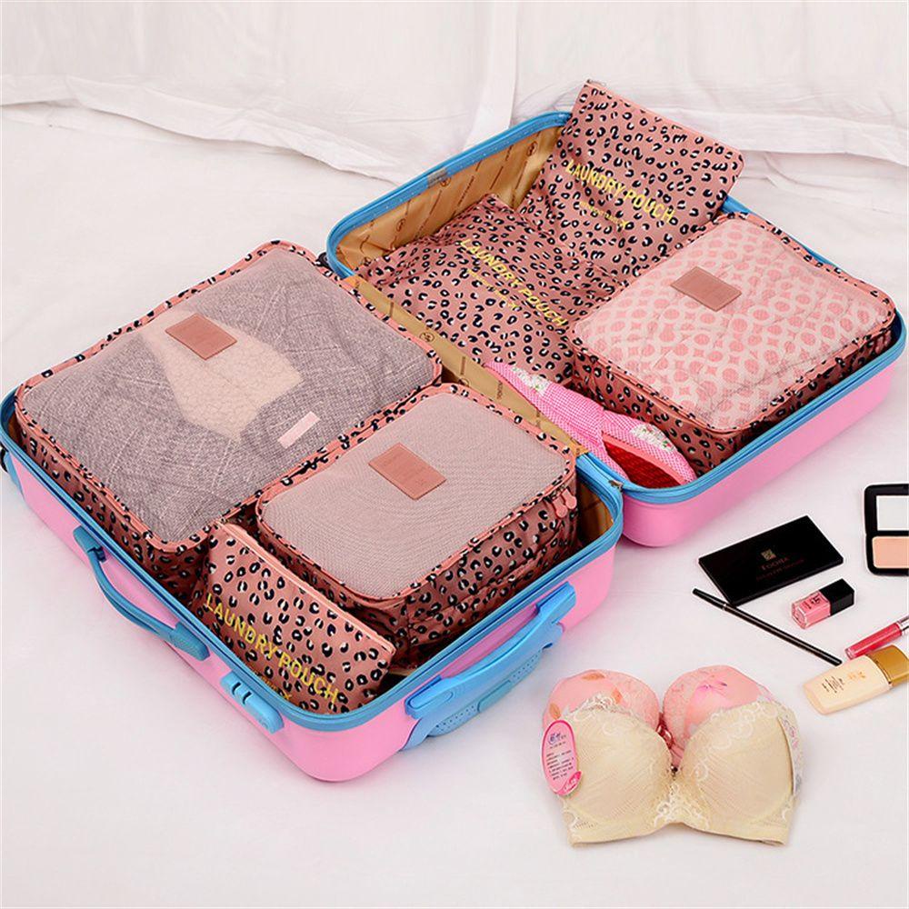 Set 6 Túi Đựng Đồ Du Lịch Chống Nước Chống Bụi Tiện Dụng