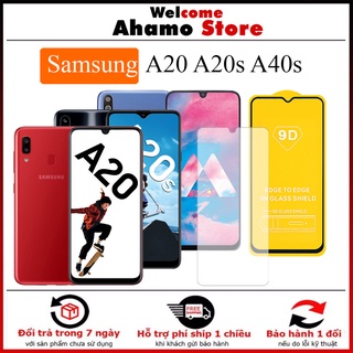 Kính cường lực samsung galaxy a20 a20s a40s full màn 9d