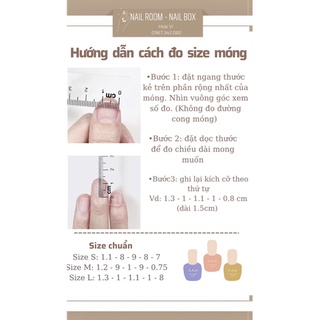 NAIL BOX MÓNG ÚP THIẾT KẾ TRẮNG ĐEN