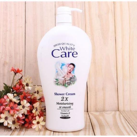 [ COMBO 2 CHAI ]Sữa tắm dê White Care trắng mịn 1200ml - Sữa tắm Thái Lan chính hãng.