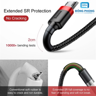 Cáp Sạc Nhanh Baseus Cafule Dài 2 Mét Cổng Micro USB