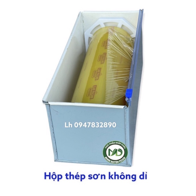 Hộp đựng màng bọc bằng inox, hộp màng bọc Minh Duyên 30cm*500m