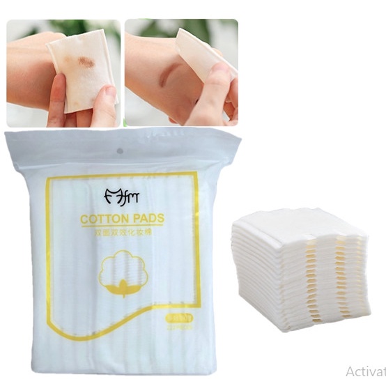 Bông Tẩy Trang 222 Miếng Cotton Pads 3 Lớp Siêu Mềm Mịn