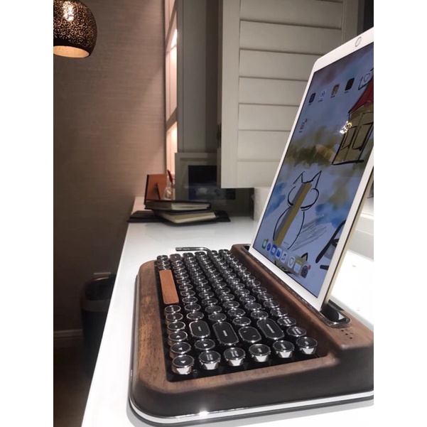 Bàn phím cơ Penna phong cách máy đánh chữ retro, cherry switch chính hãng