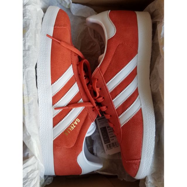 [Clear kho] Giày adidas gazelle cam đỏ sz 40