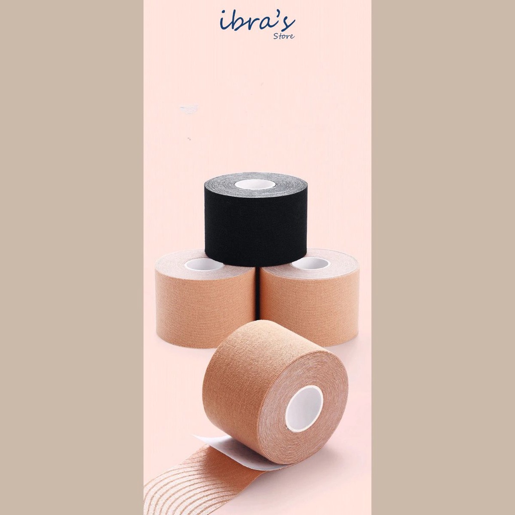 Miếng Dán Nâng Ngực IBRA'S STORE, Cuộn Băng Dán Ngực Tiện Lợi Đa Năng Tạo Được Nhiều Kiểu Dáng Tùy Thích IBRA PK7