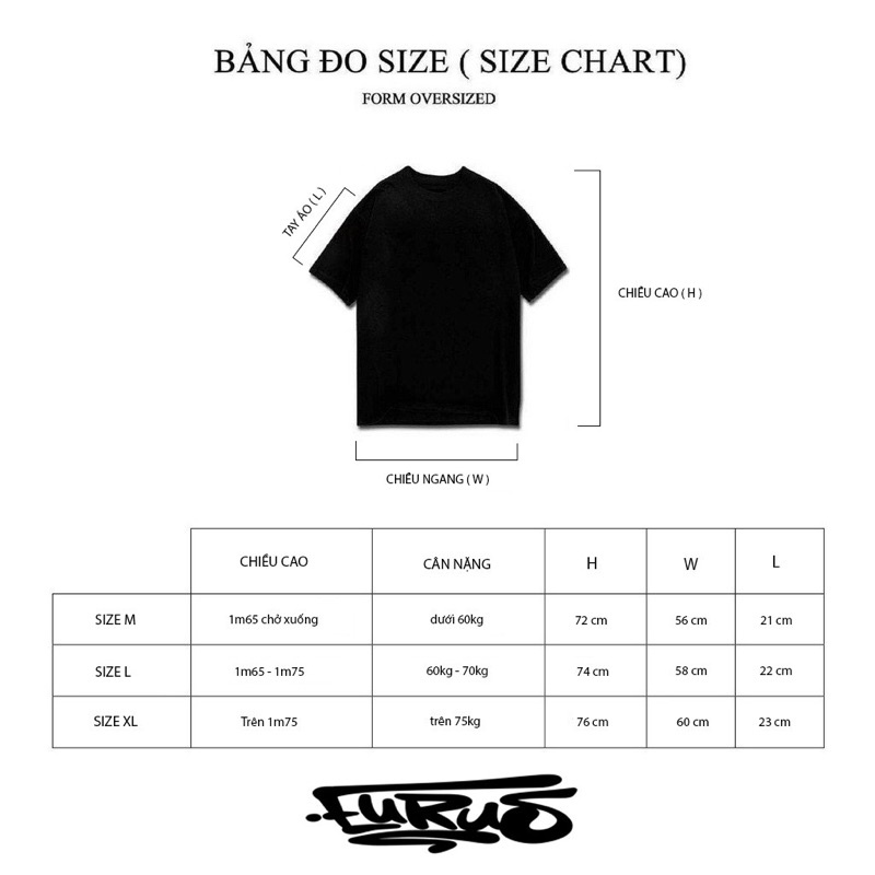 Áo thun Eurus tay lỡ GRAFFITI TEE / BLACK