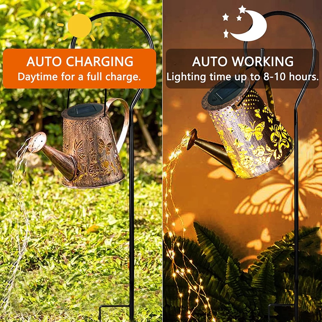 Dây Đèn LED CR1 Sử Dụng Năng Lượng Mặt Trời Chống Thấm Nước Trang Trí Sân Vườn