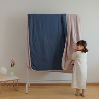 Mền chần cotton màu trơn 2mx2m3