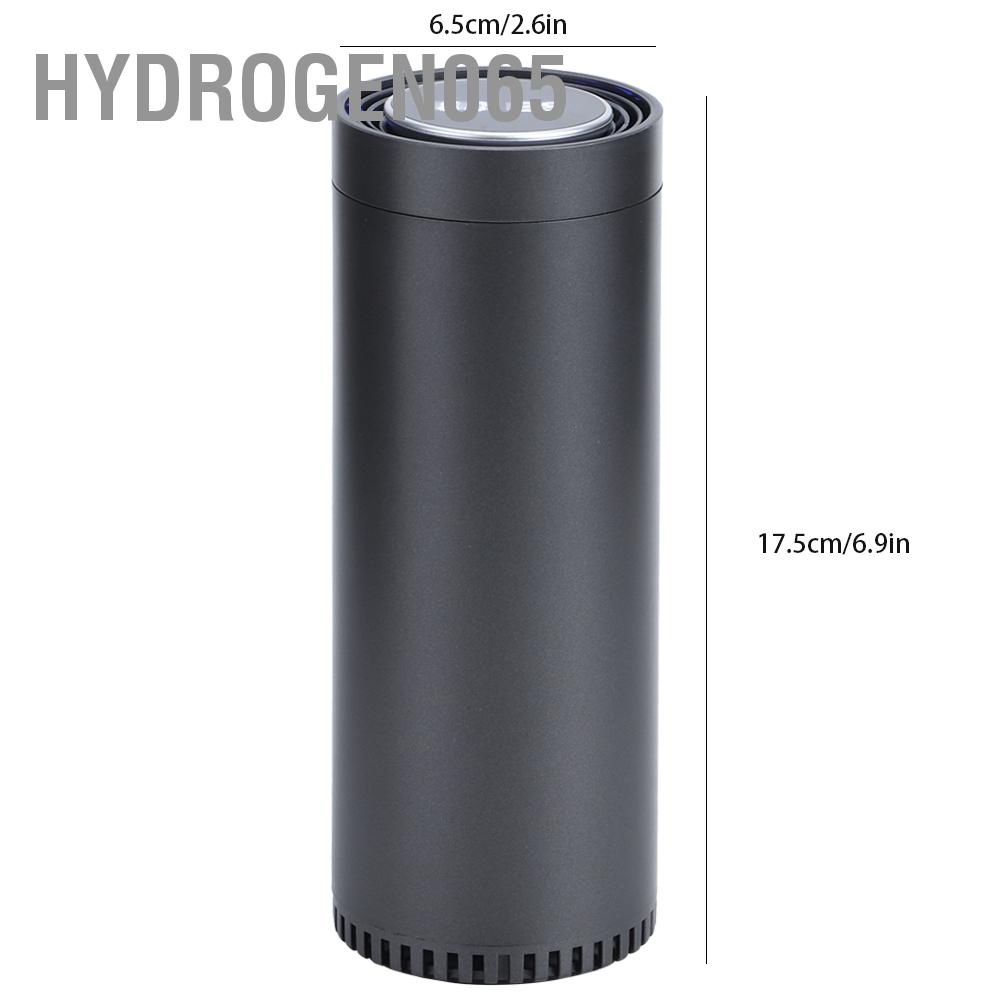 Hydrogen065 Máy lọc không khí trên ô tô Loại bỏ ion âm Formaldehyde với màn hình hiển thị nhiệt độ ẩm