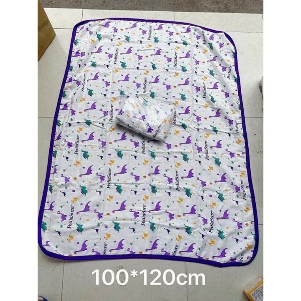 MỀN PEDIASURE  SỢI TRE 100CM x 120CM, CÓ VIỀN XINH XINH CHO BÉ.60k