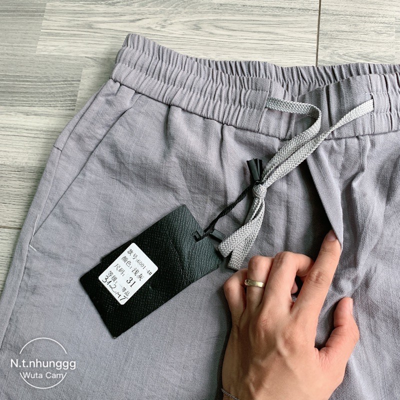 Quần short đũi nam trung niên ống suông đũng dài chất đẹp không nhăn không nhàu