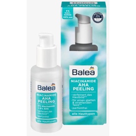 Balea Niacinamide AHA PEELING dưỡng trắng cấp ẩm se khít lổ chân lông 30ml