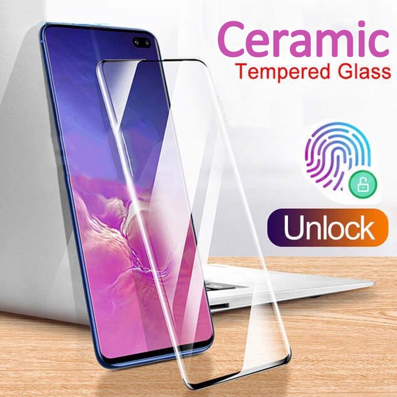 Kính Sứ Bảo Vệ Màn Hình Điện Thoại 3d Samsung Galaxy S8 S9 S10+ Plus Note 8 9 Note 10 Note10 Pro