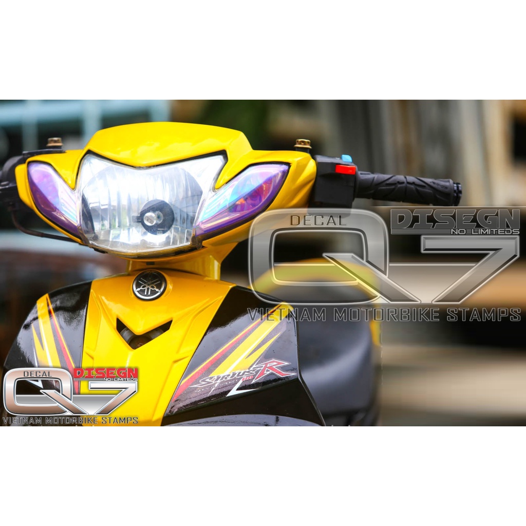 Tem Rời Sirius 110 Vàng Đen