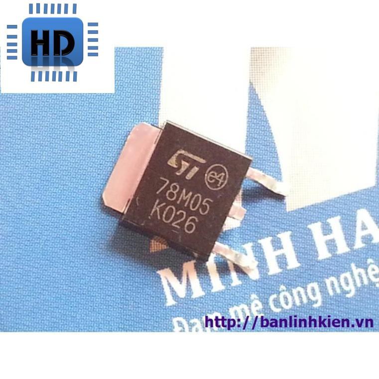 Ổn áp IC 78M05 TO252 zin HD1