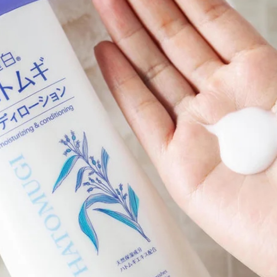 Sữa dưỡng thể chống nắng Hatomugi KUMANO UV Milky Gel SPF31 PA Chiết xuất hạt ý dĩ - Konni39