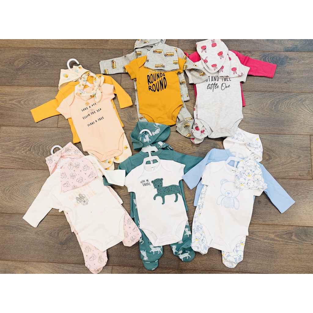 Set bộ sơ sinh 5 chi tiết PL cho bé