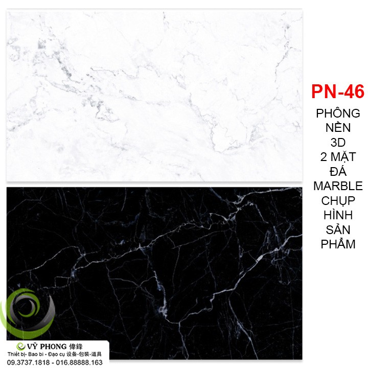 Phông nền chụp ảnh 2 mặt ĐÁ MARBLE 3D 57x87cm Đạo cụ chụp hình sản phẩm PN-46