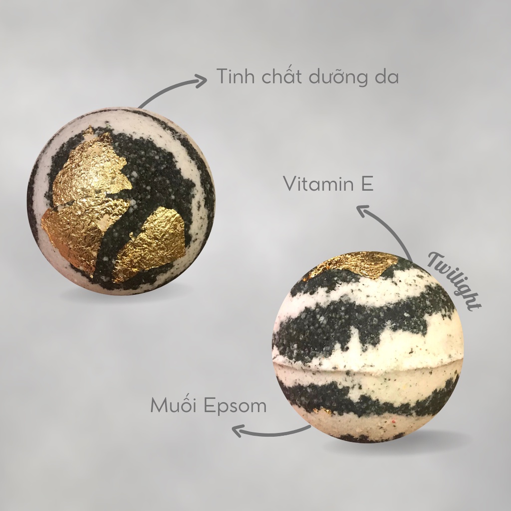 TWILIGHT [Labbi] Bath bomb / Viên sủi bồn tắm / Bom tắm