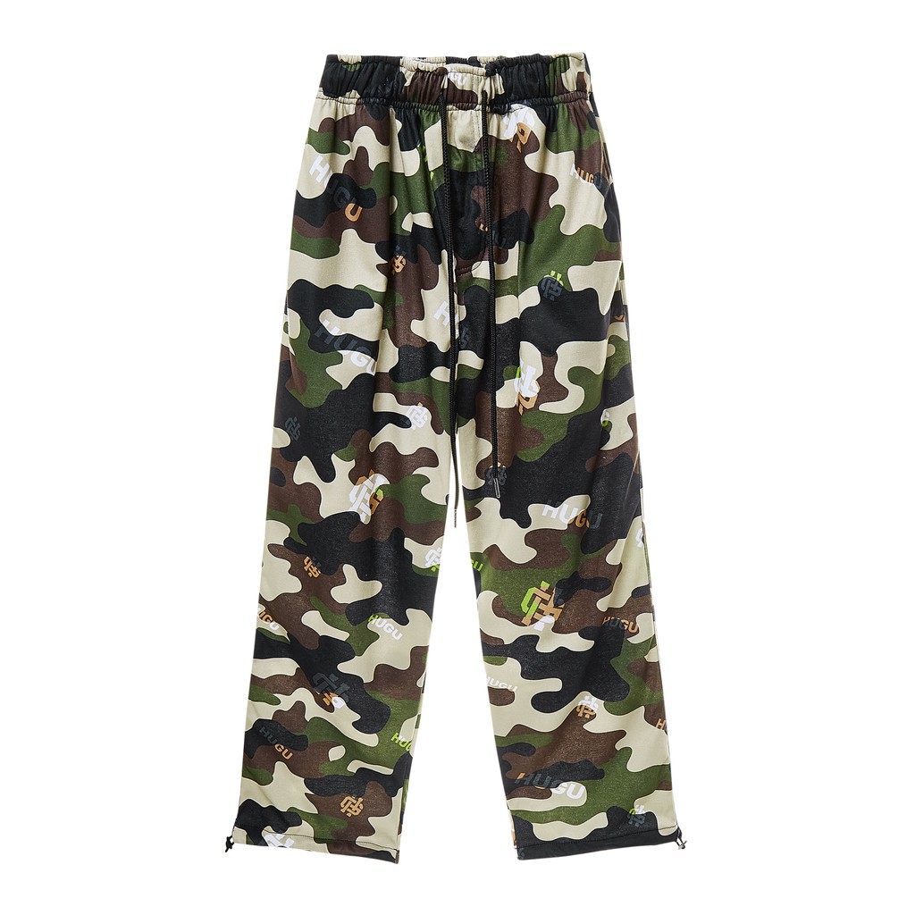 Quần dài thun HUGU - CAMO LOGO - unisex