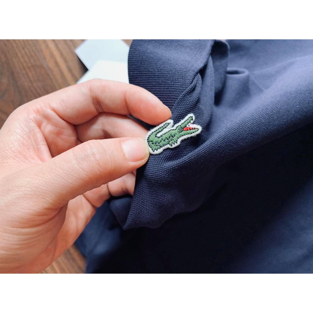 Áo polo cộc tay nam Lc chữ thêu