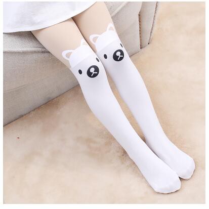 Ubeth✨Quần Tất Nhung Họa Tiết Hoạt Hình hello kitty Xinh Xắn Theo Phong Cách Xuân Thu Dành Cho Bé Gái