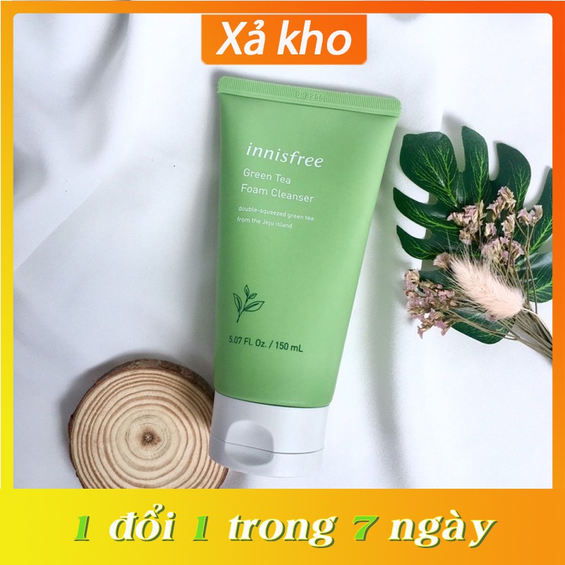 Combo Sữa rửa mặt innisfree Trà Xanh và Tro Núi Lửa trắng da làm sạch sâu Innisfree Hàn Quốc 150ml | BigBuy360 - bigbuy360.vn