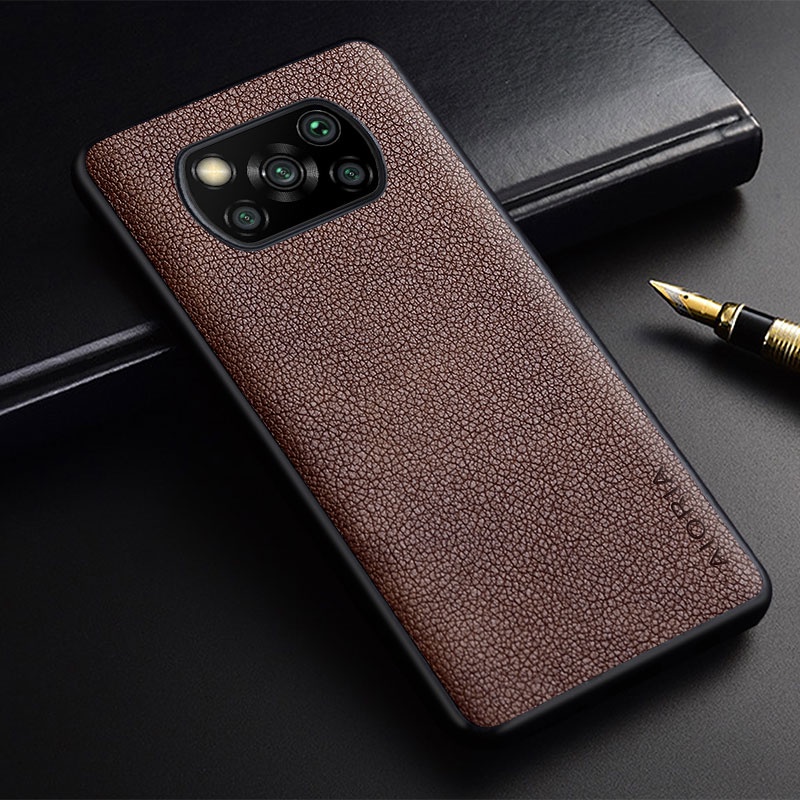 Bao Da Điện Thoại pu Màu Trơn Trọng Lượng Nhẹ Đơn Giản Cho xiaomi poco x3 nfc x3 pro x3 gt Ốp