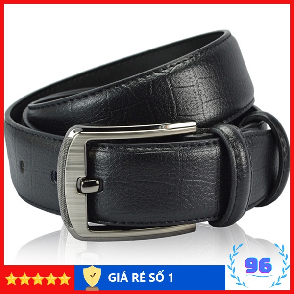 Thắt lưng nam cao cấp khóa kim dây lưng nam sang trọng lịch lãm nịt da thời trang DLKK002S Shopdoda96