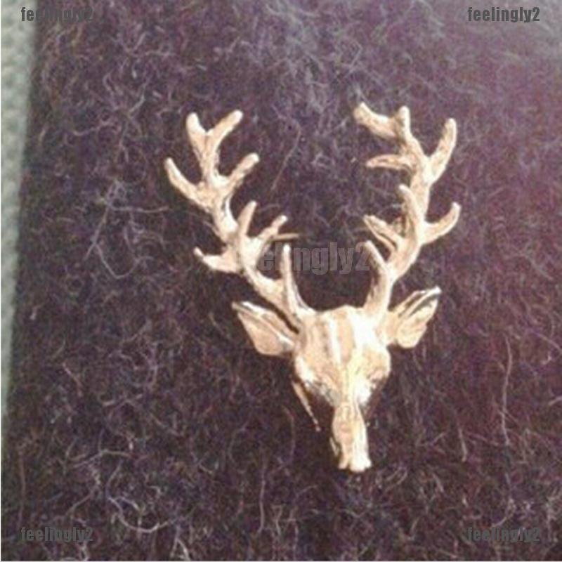 ❤Mặt Trời❤ Trâm Cài Áo Hình Tuần Lộc Thời Trang Cho Nam