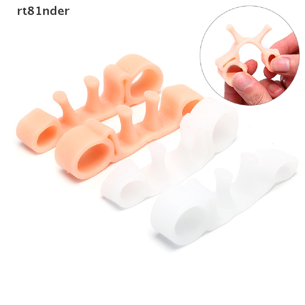 1 Cặp Đai Silicone Tách Ngón Chân Chỉnh Hình Chăm Sóc Ngón Chân Cái