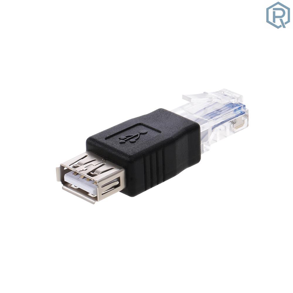 Đầu Chuyển Đổi Usb Sang Rj45 2.0 Cái Sang Ethernet Rj45 Male | BigBuy360 - bigbuy360.vn