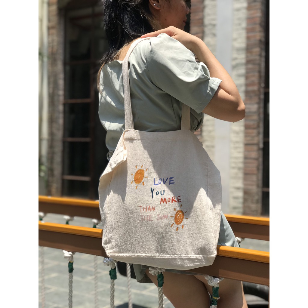 &lt;DEAL HOT&gt; Túi tote the sun siêu dễ thương Chia.er