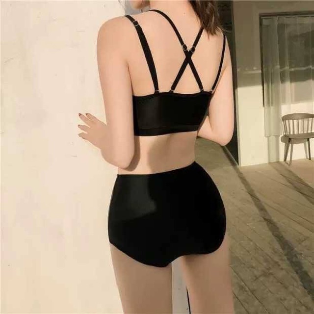 (Có sẵn) Đồ bơi/ bikini dài tay đen áo ren 9006 | BigBuy360 - bigbuy360.vn