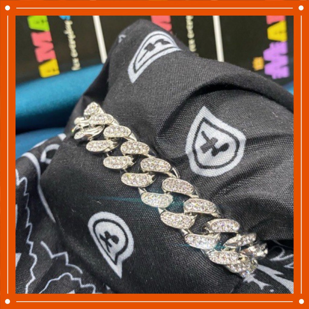 LẮC TAY HIPHOP ĐÍNH ĐÁ VÒNG TAY LẮC TAY NAM CUBAN V1 by Mama King | BigBuy360 - bigbuy360.vn