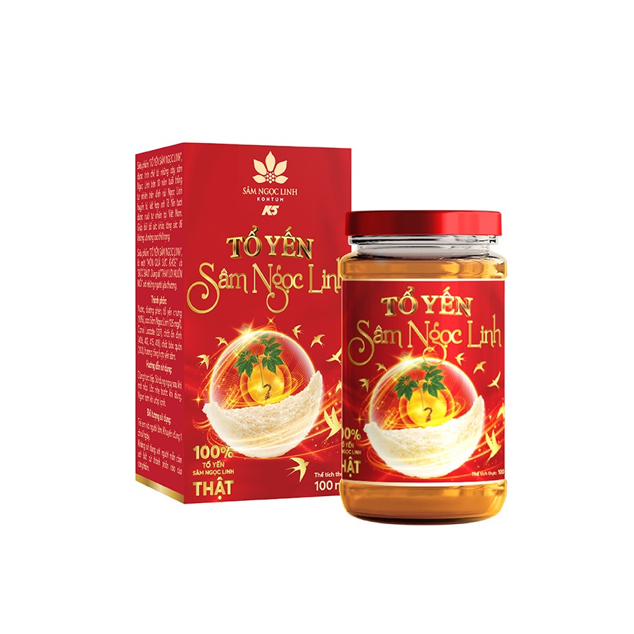 Yến Sâm Ngọc Linh - Tổ Yến Tươi Và Sâm Ngọc Linh Tốt Cho Sức Khoẻ Hủ 100Ml