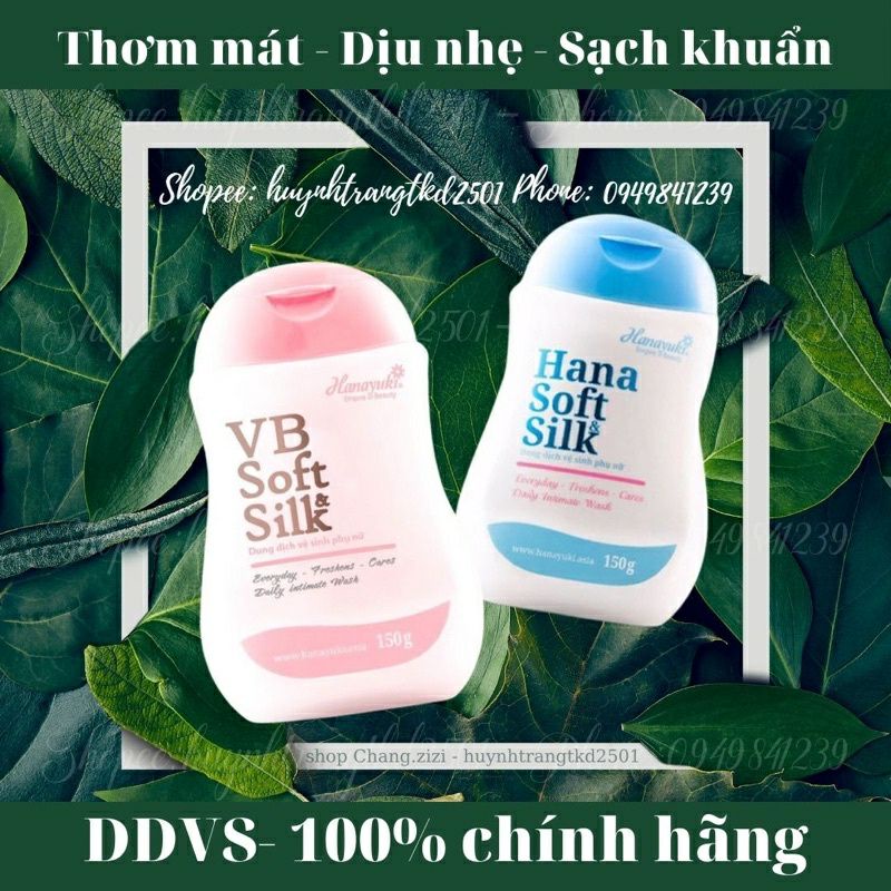 [RẺ CỰC SỐC ] Dung Dịch Vệ Sinh Phụ Nữ Hana Soft Silk Hanayuki CHÍNH HÃNG 100%