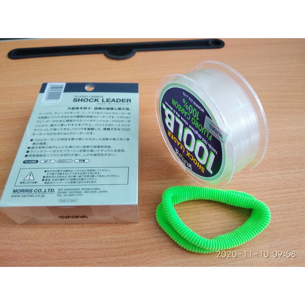 Dây Câu Cá Varivas Shock Leader Fluorocarbon - 30m - Nhiều Size
